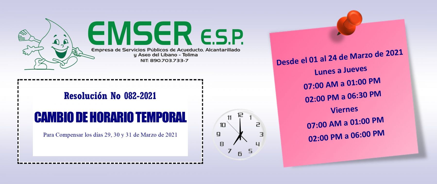Resolucion No 082-2021 CAMBIO DE HORARIO TEMPORAL