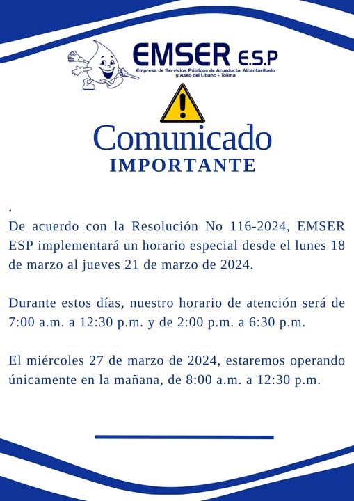 Imagen de la publicación: Cambio Temporal en el Horario de Atención