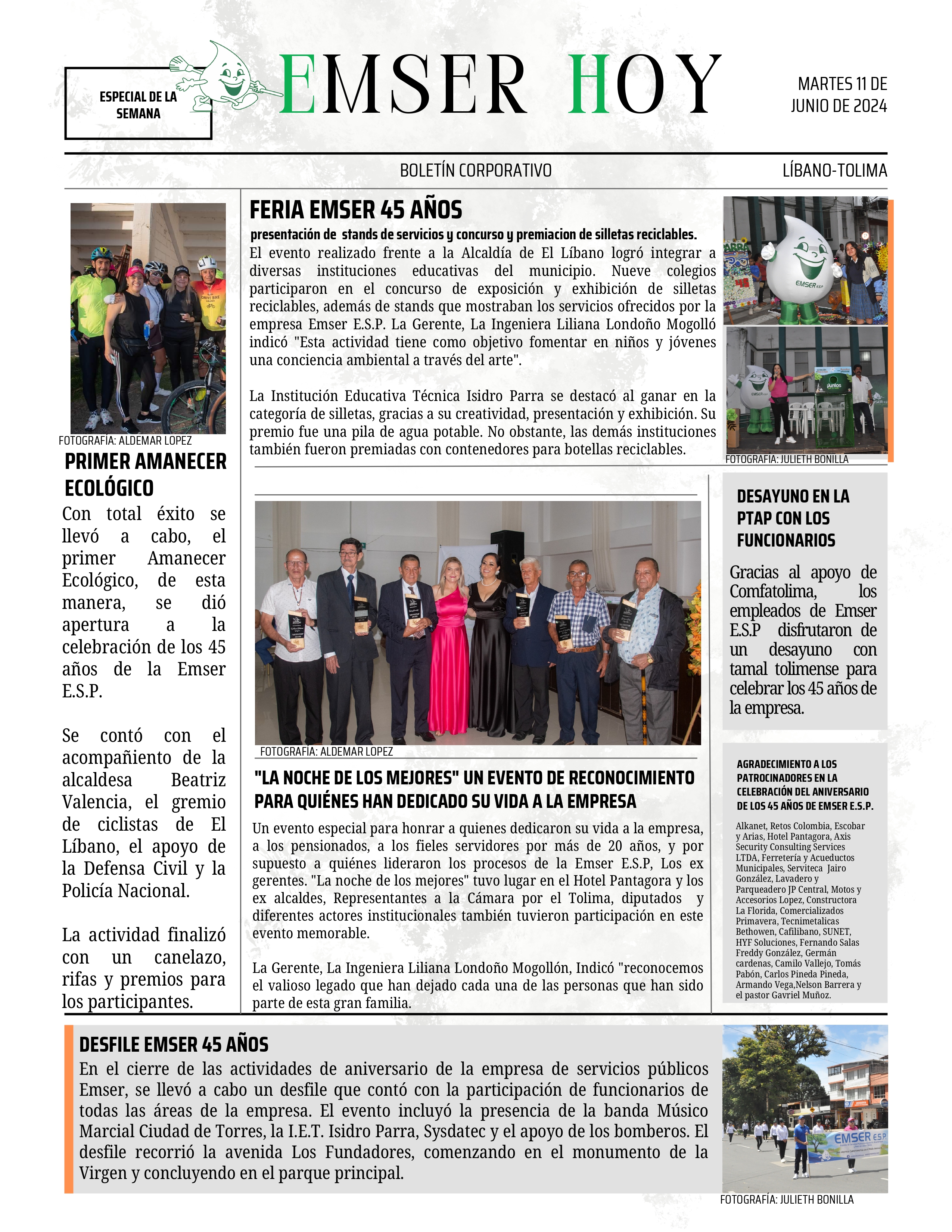 Boletin EMSER hoy