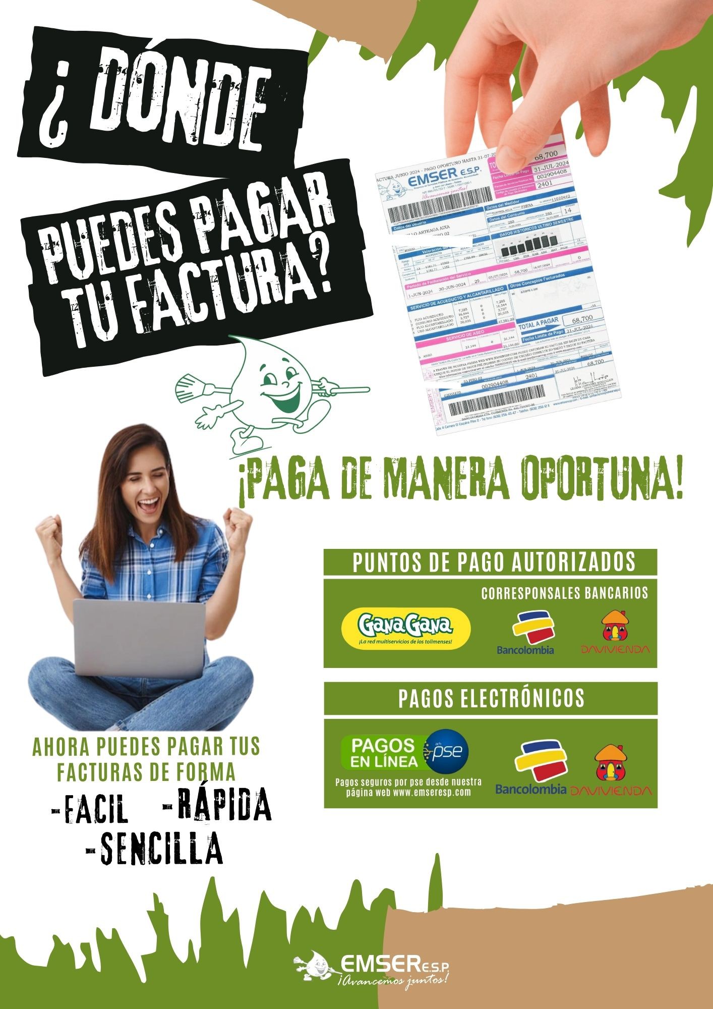 ¡Pagar tu factura nunca fue tan fácil! Conoce los puntos autorizados y opciones en línea"