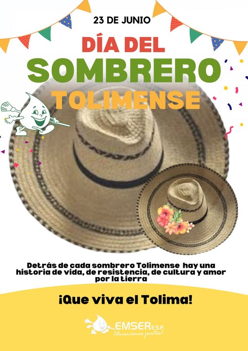 Feliz día del sombrero Tolimense!