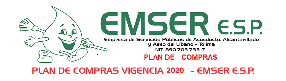 Plan de compras vigencia 2020