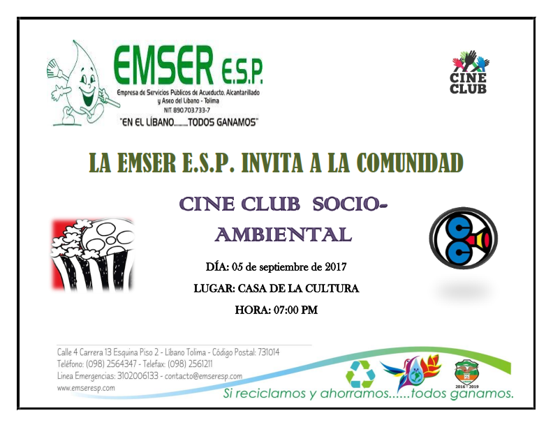 Le EMSER E.S.P. invita a la comunidad