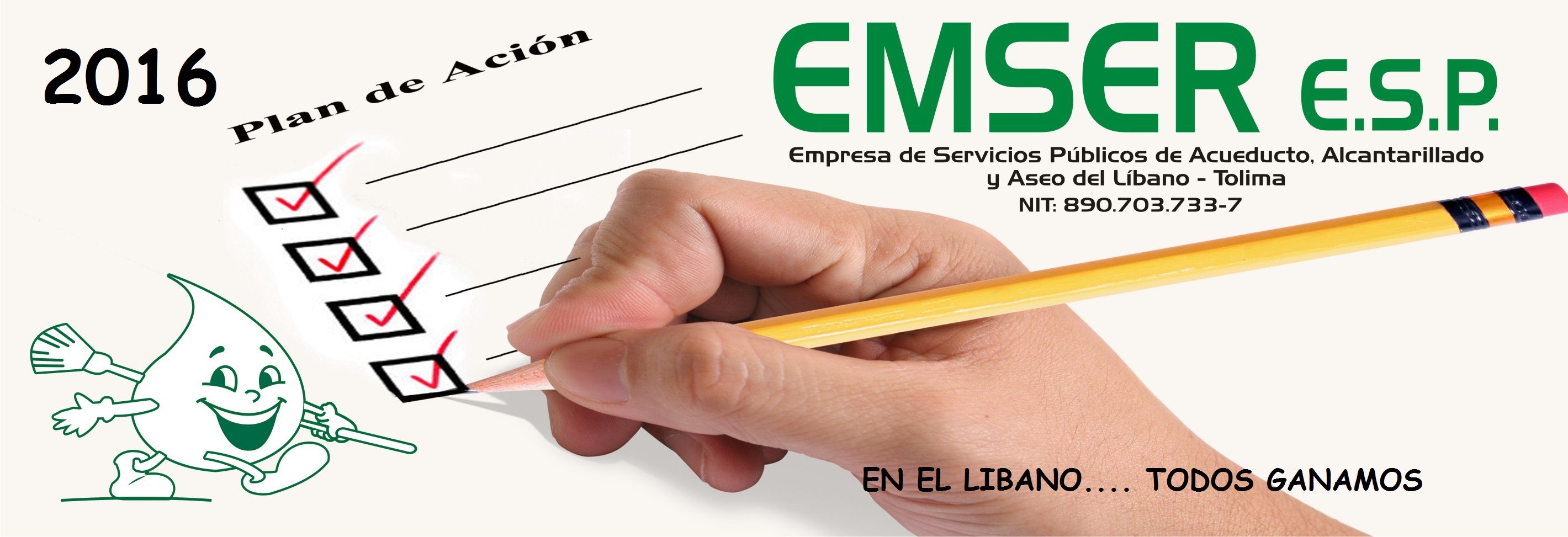Plan de Acción Vigencia 2016 - EMSER E.S.P.