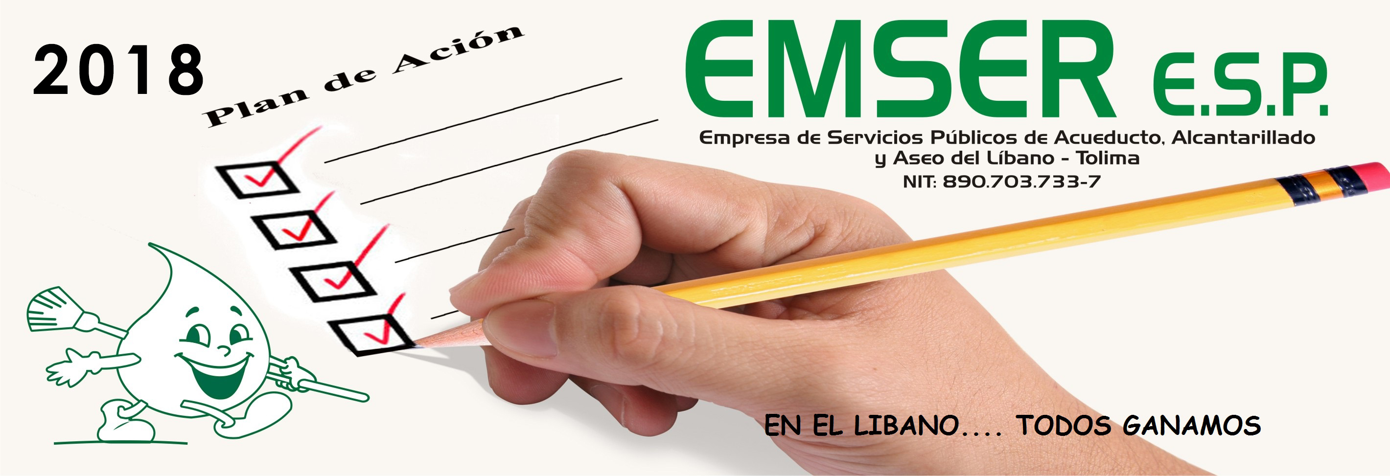 Plan de accion vigencia 2018 - EMSER E.S.P.