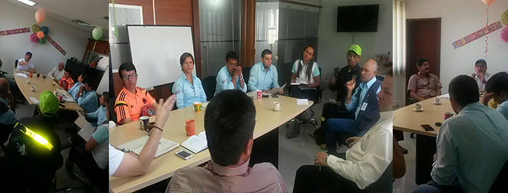 Adelantando mesas de trabajo con el área administrativa y operativa