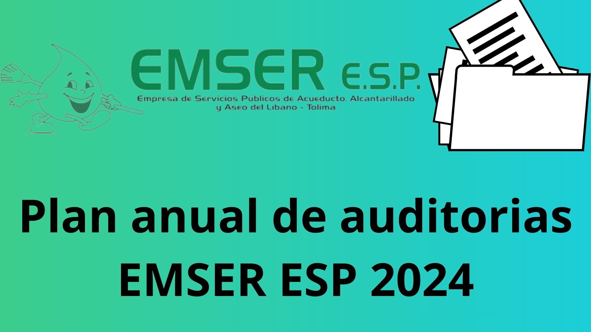 Plan anual de auditorias EMSER ESP 2024