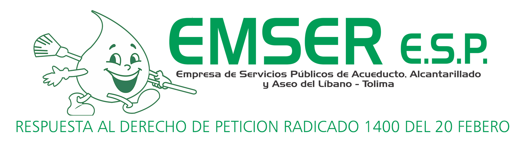Respuesta al derecho de peticion con radicado 1400 - 20 febrero 2023